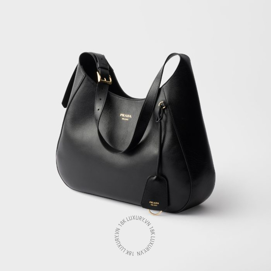 Túi kẹp nách Prada Boogie large leather bag 1BC299_2ZRN_F0002_V_OOO NTPR032