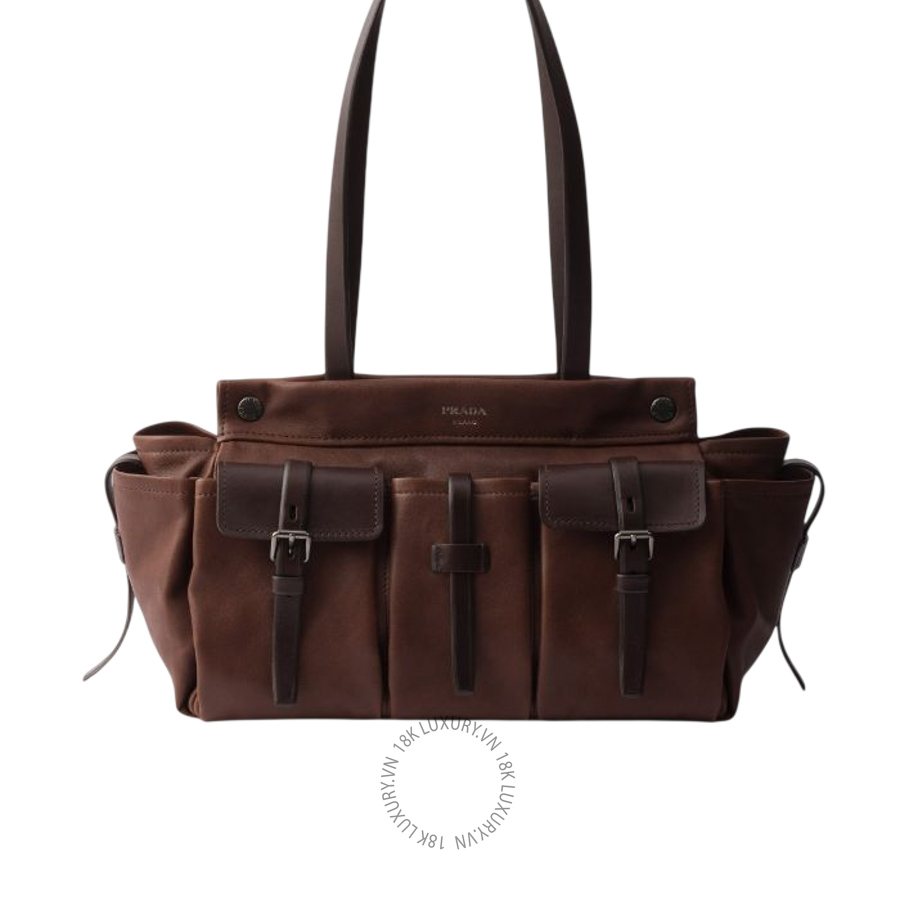 Túi kẹp nách Prada Route large leather tote bag 1BG644_2G6F_F0324_V_OOO NTPR069