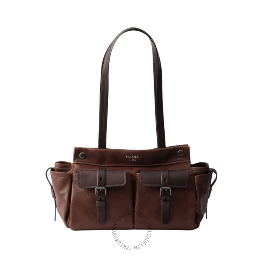 Túi kẹp nách Prada Route medium leather tote bag 1BG645_2G6F_F0324_V_OOO NTPR028