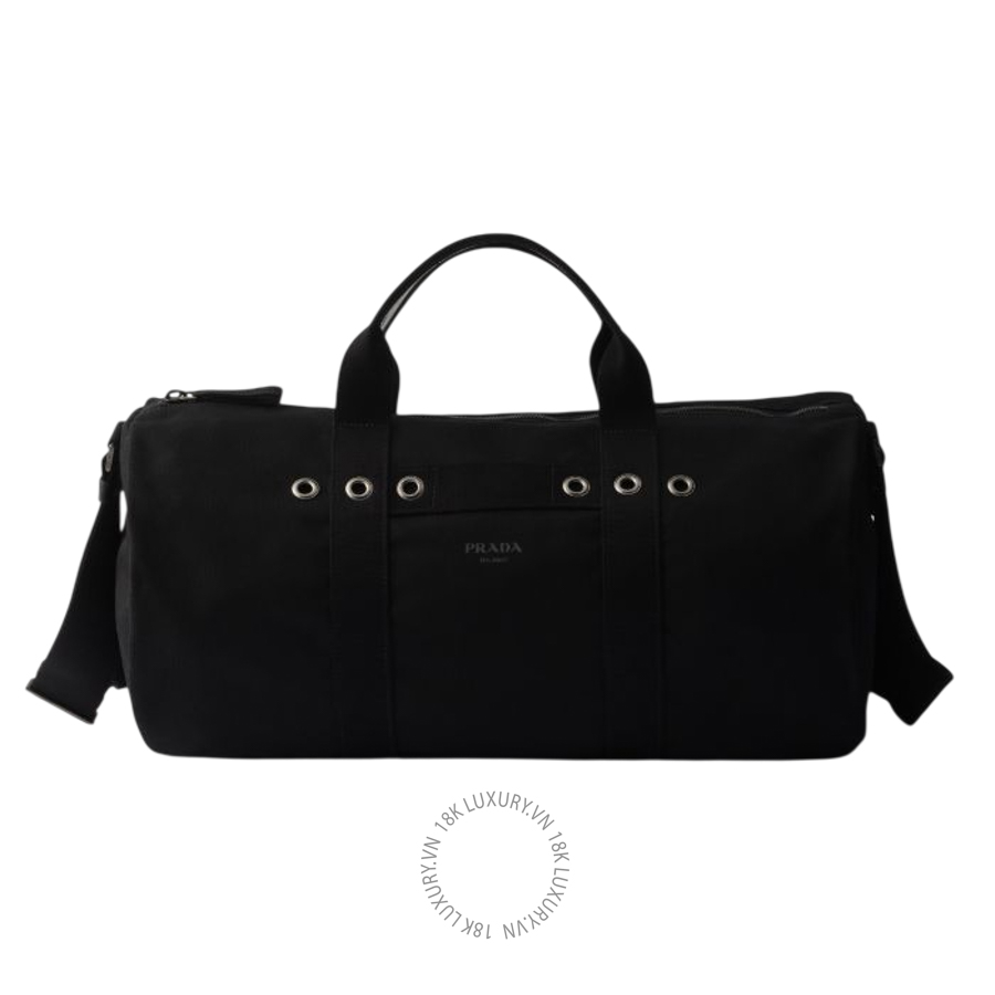 Túi trống Prada Canvas duffel 2VC056_010_F0002_V_OOO NTPR277