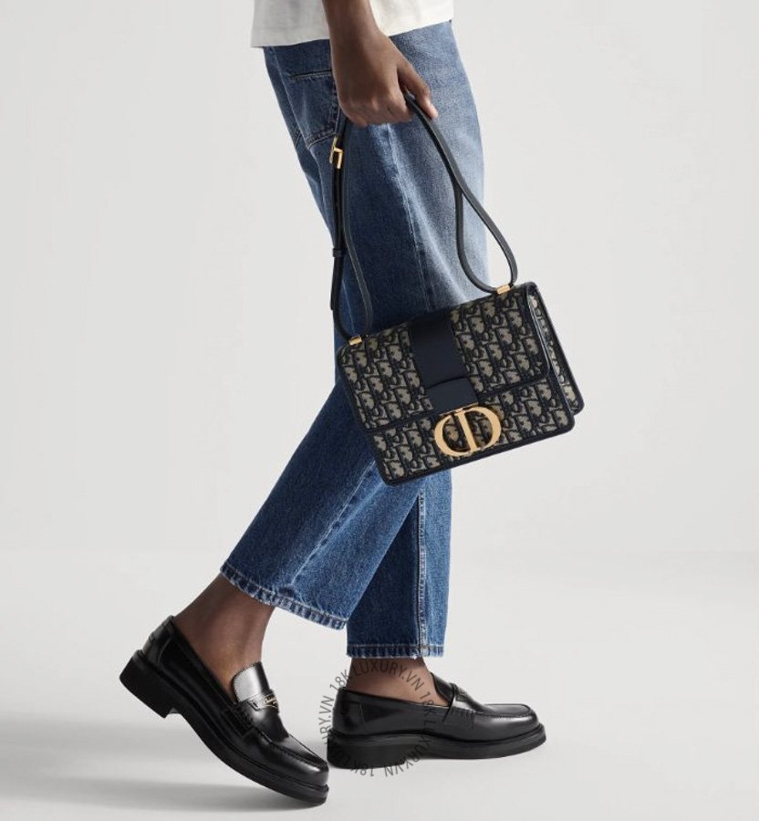 Túi Xách 30 Montaigne Bag Blue Dior Oblique M9203UTZQ_M928 AMXM249