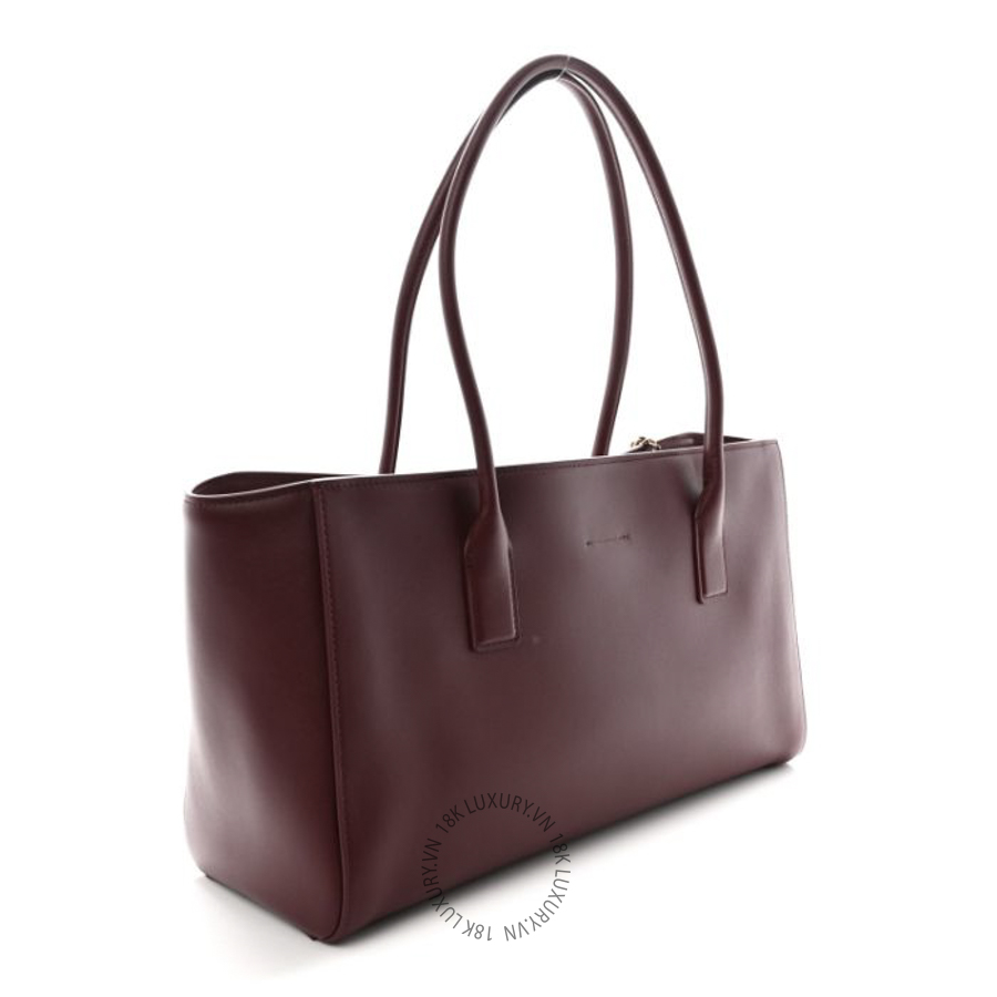 Túi Xách Chanel Calfskin Archetype Small Shopping Tote Dark Burgundy CDBC737