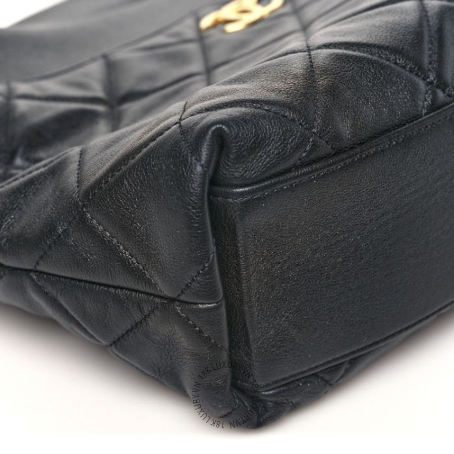 Túi Xách Chanel Calfskin Quilted Close To Me Hobo Black CDBC209 19 Túi Xách Chanel Calfskin Quilted Close To Me Hobo Black CDBC209
