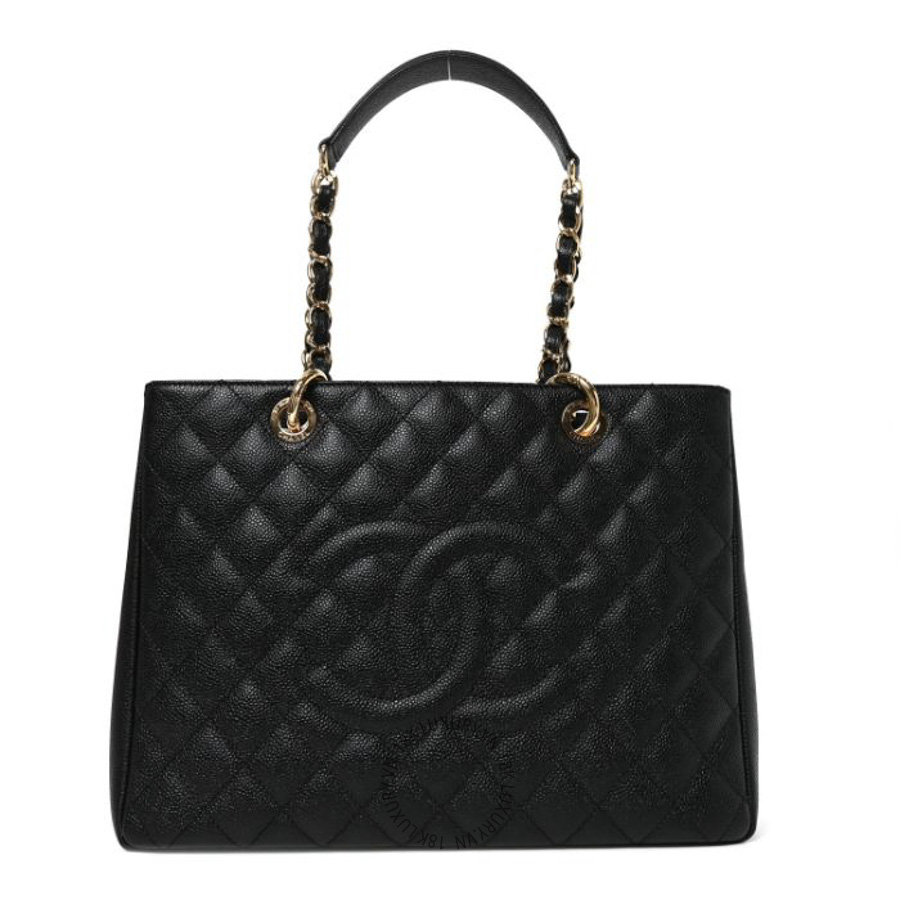 Túi Xách Chanel Caviar Quilted Grand Shopping Tote GST Black CDBC131