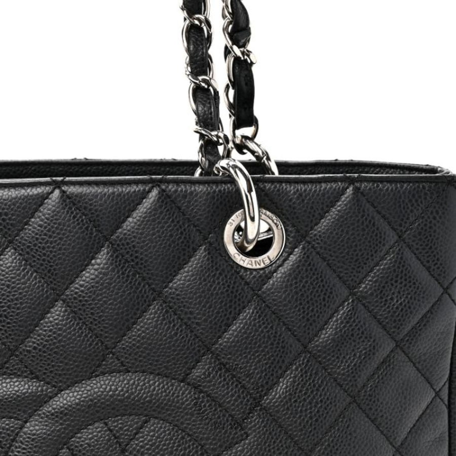Túi Xách Chanel Caviar Quilted Grand Shopping Tote GST Black CDBC299 18 Túi Xách Chanel Caviar Quilted Grand Shopping Tote GST Black CDBC299
