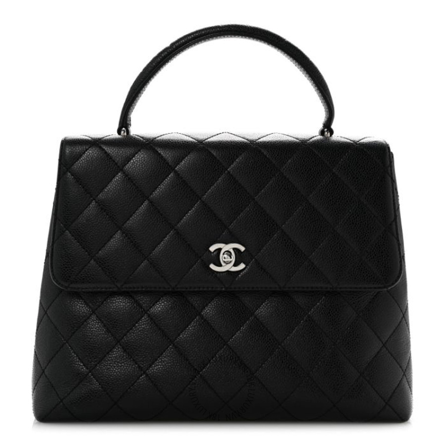 Túi Xách Chanel Caviar Quilted Jumbo Kelly Flap Black CDBC1049