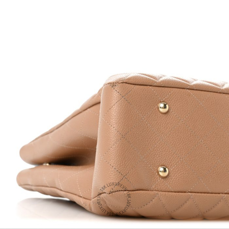 Túi Xách Chanel Caviar Quilted Large Classic Shopping Tote Dark Beige CDBC636 23 Túi Xách Chanel Caviar Quilted Large Classic Shopping Tote Dark Beige CDBC636
