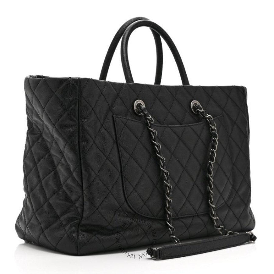 Túi Xách Chanel Caviar Quilted Large Coco Handle Shopping Tote Black CDBC886 16 Túi Xách Chanel Caviar Quilted Large Coco Handle Shopping Tote Black CDBC886