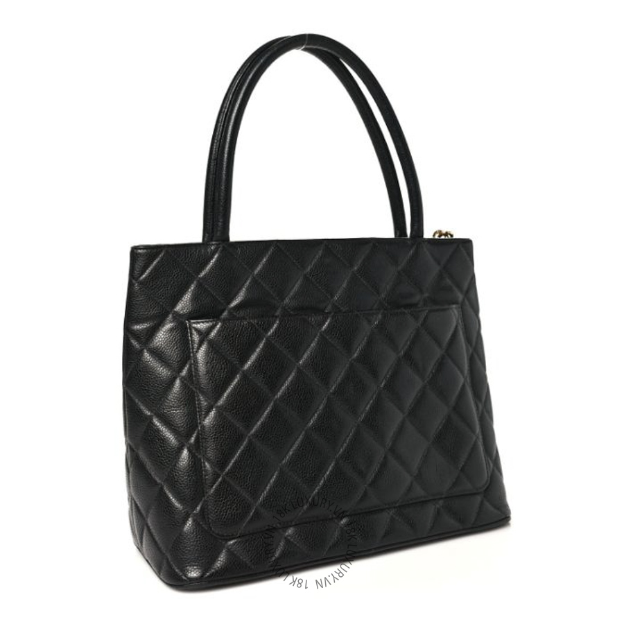 Túi Xách Chanel Caviar Quilted Medallion Tote Black CDBC1072