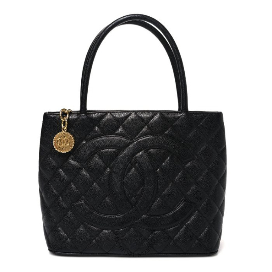 Túi Xách Chanel Caviar Quilted Medallion Tote Black CDBC928