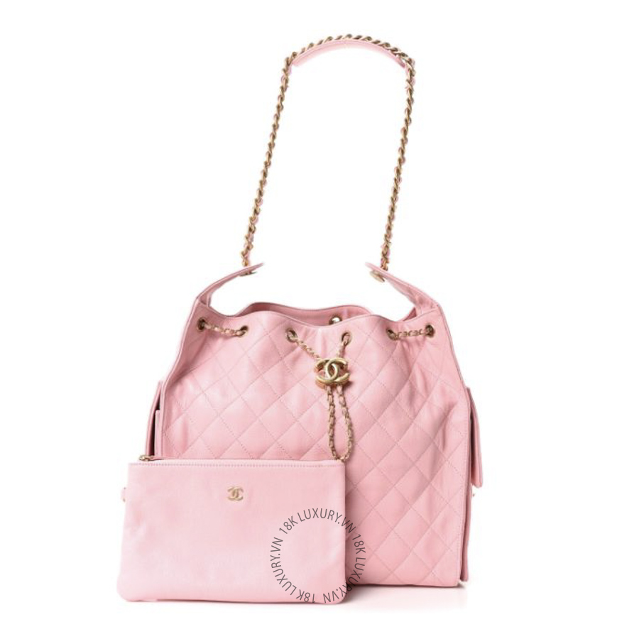 Túi Xách Chanel Caviar Quilted Medium Chanel 25 Handbag Light Pink CDBC673