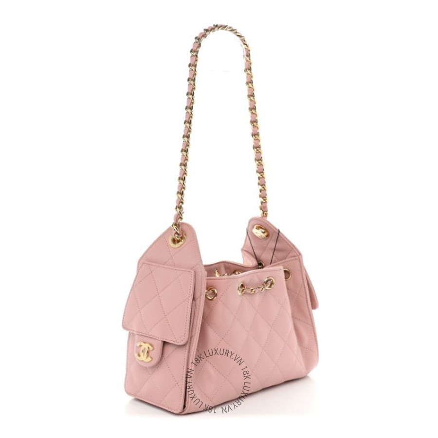 Túi Xách Chanel Caviar Quilted Mini Chanel 25 Handbag Light Pink CDBC722