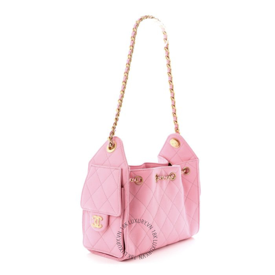Túi Xách Chanel Caviar Quilted Mini Chanel 25 Handbag Pink CDBC767