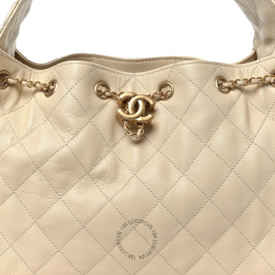 Túi Xách Chanel Caviar Quilted Small Chanel 25 Handbag Beige CDBC308 20 Túi Xách Chanel Caviar Quilted Small Chanel 25 Handbag Beige CDBC308