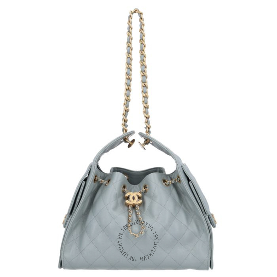 Túi Xách Chanel Caviar Quilted Small Chanel 25 Handbag Light Green CDBC533