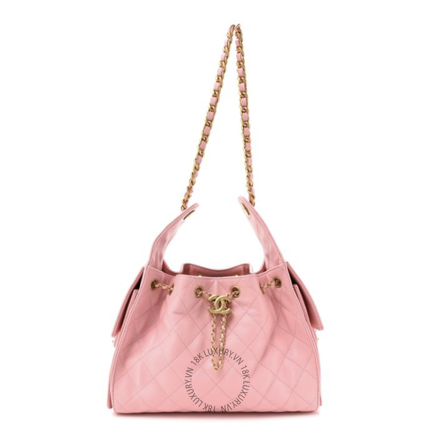 Túi Xách Chanel Caviar Quilted Small Chanel 25 Handbag Light Pink CDBC683