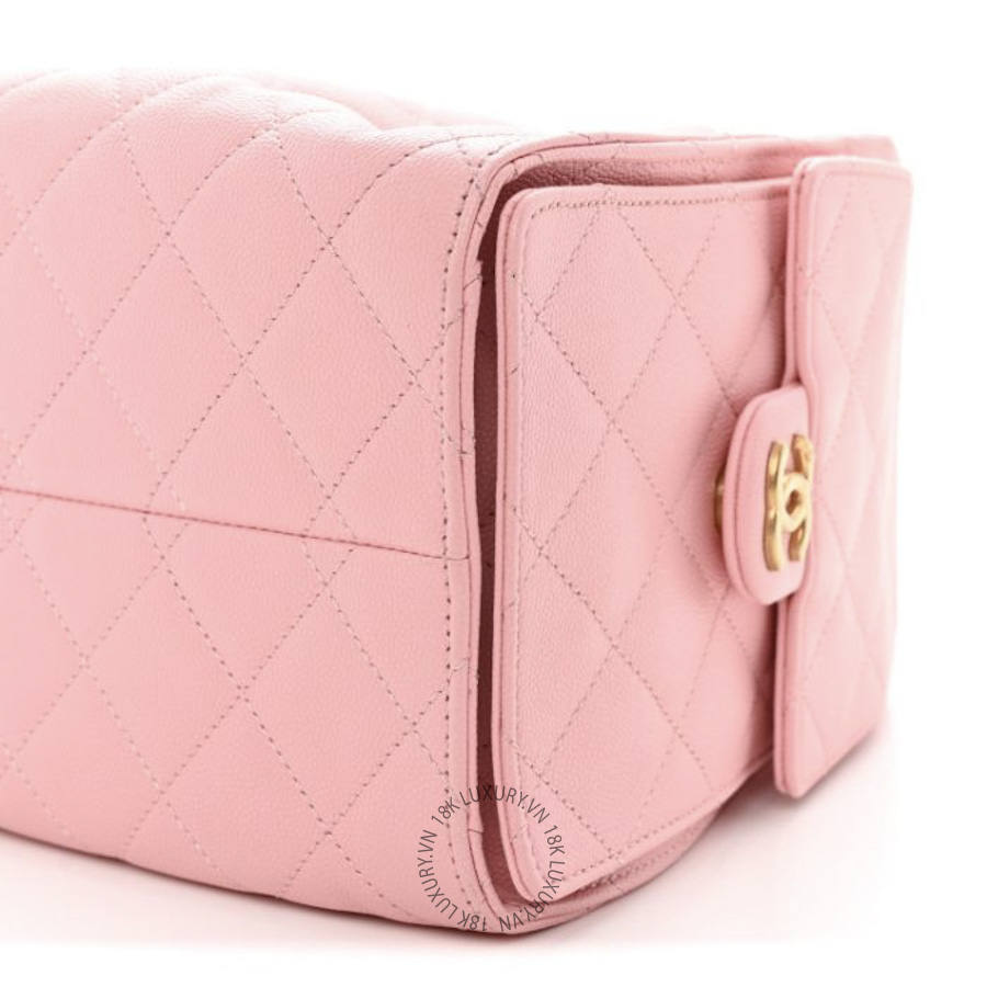 Túi Xách Chanel Caviar Quilted Small Chanel 25 Handbag Light Pink CDBC744 20 Túi Xách Chanel Caviar Quilted Small Chanel 25 Handbag Light Pink CDBC744