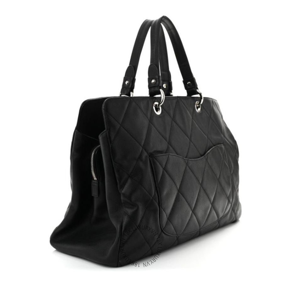 Túi Xách Chanel Caviar Quilted Timeless CC XL Shopping Tote Black CDBC901