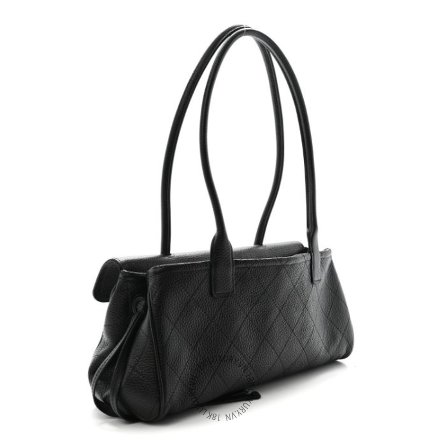 Túi Xách Chanel Grained Calfskin Stitched Urban Essentials Small Shopping Bag Black CDBC655
