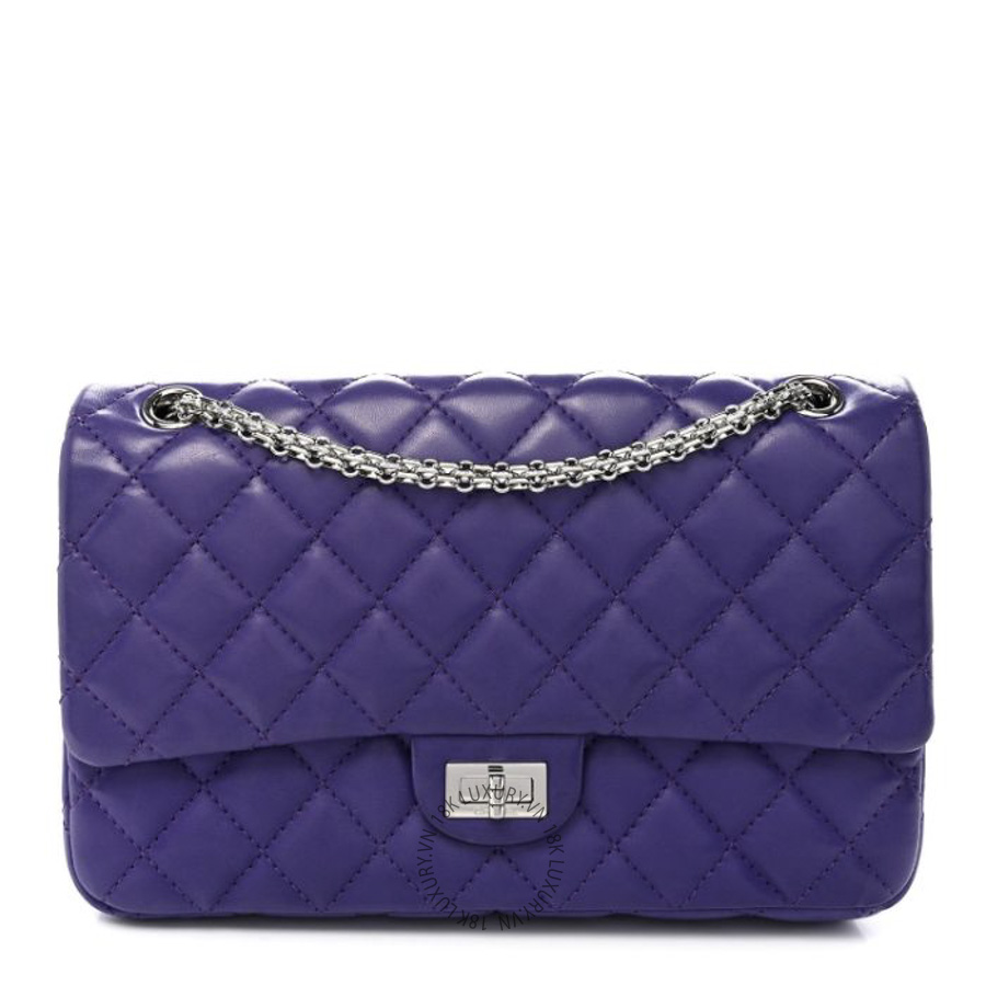 Túi Xách Chanel Lambskin Quilted 2.55 Reissue 226 Flap Purple CDBC1001