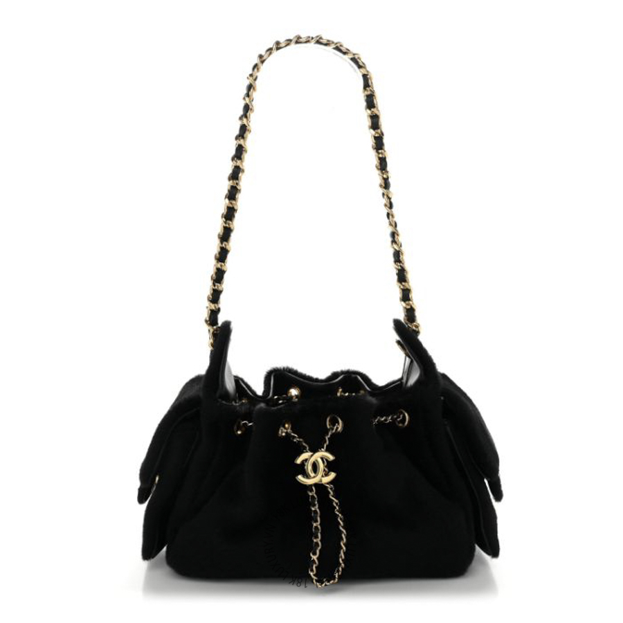 Túi Xách Chanel Pony Hair Mini Chanel 25 Handbag Black CDBC796