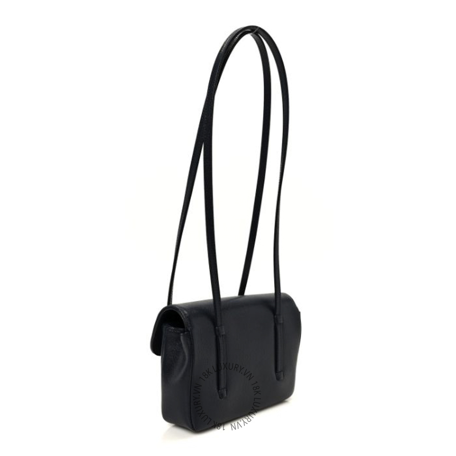 Túi Xách Chanel Shiny Caviar Mini Preppy Coco Shoulder Bag Dark Blue CDBC251