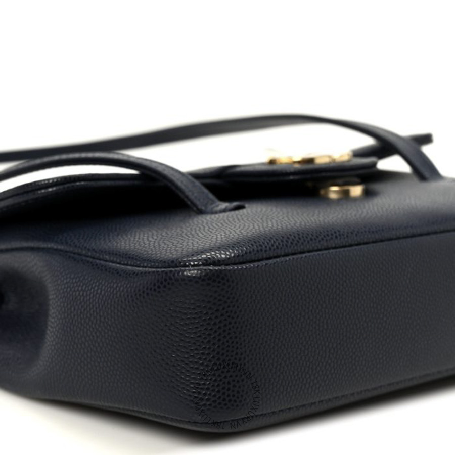 Túi Xách Chanel Shiny Caviar Mini Preppy Coco Shoulder Bag Dark Blue CDBC251 21 Túi Xách Chanel Shiny Caviar Mini Preppy Coco Shoulder Bag Dark Blue CDBC251
