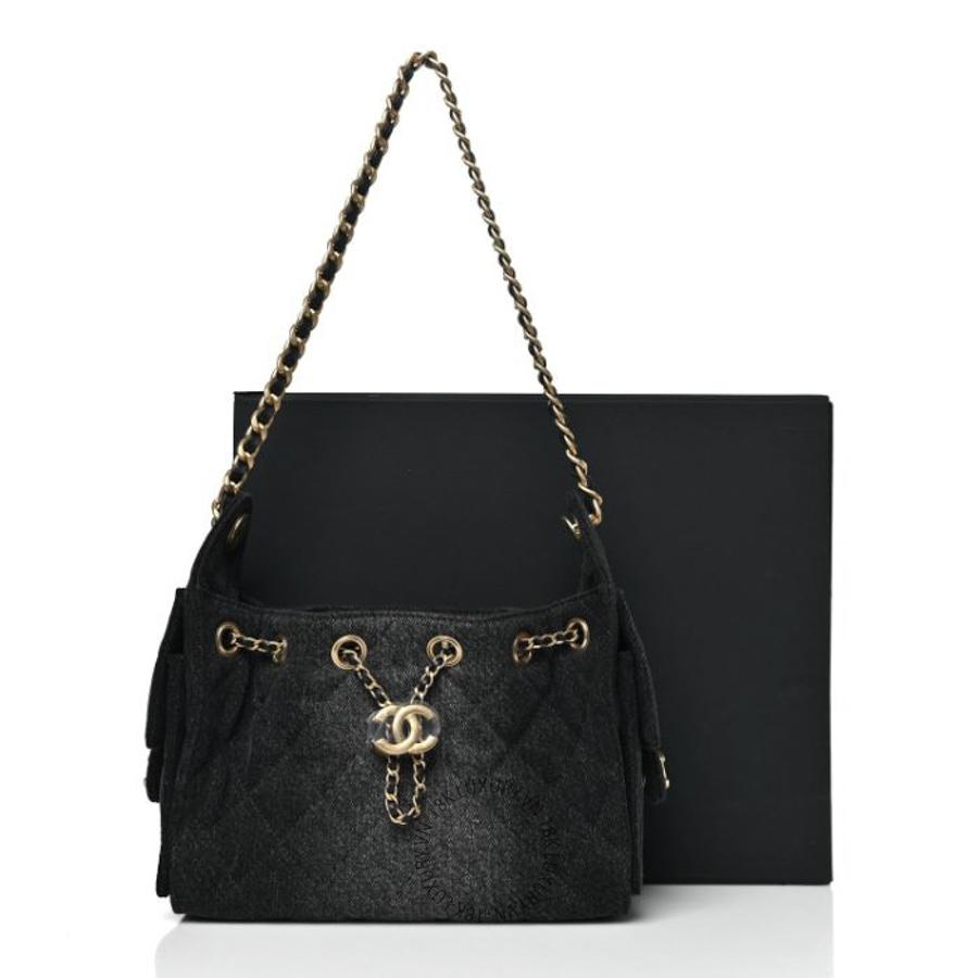 Túi Xách Chanel Washed Denim Quilted Mini Chanel 25 Handbag Black CDBC179 23 Túi Xách Chanel Washed Denim Quilted Mini Chanel 25 Handbag Black CDBC179