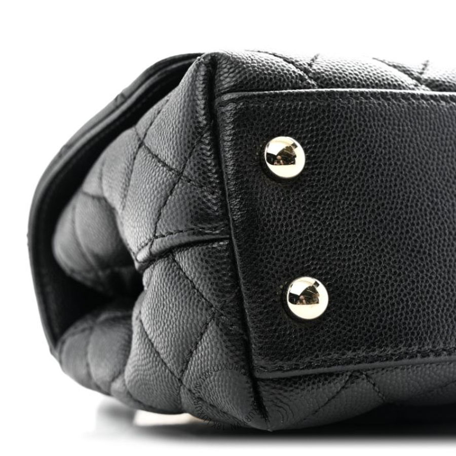 Túi Xách Đeo Chéo Chanel Caviar Quilted Extra Mini Coco Handle Flap Black CDBC098 19 Túi Xách Đeo Chéo Chanel Caviar Quilted Extra Mini Coco Handle Flap Black CDBC098