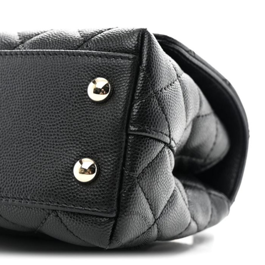 Túi Xách Đeo Chéo Chanel Caviar Quilted Extra Mini Coco Handle Flap Black CDBC098 20 Túi Xách Đeo Chéo Chanel Caviar Quilted Extra Mini Coco Handle Flap Black CDBC098