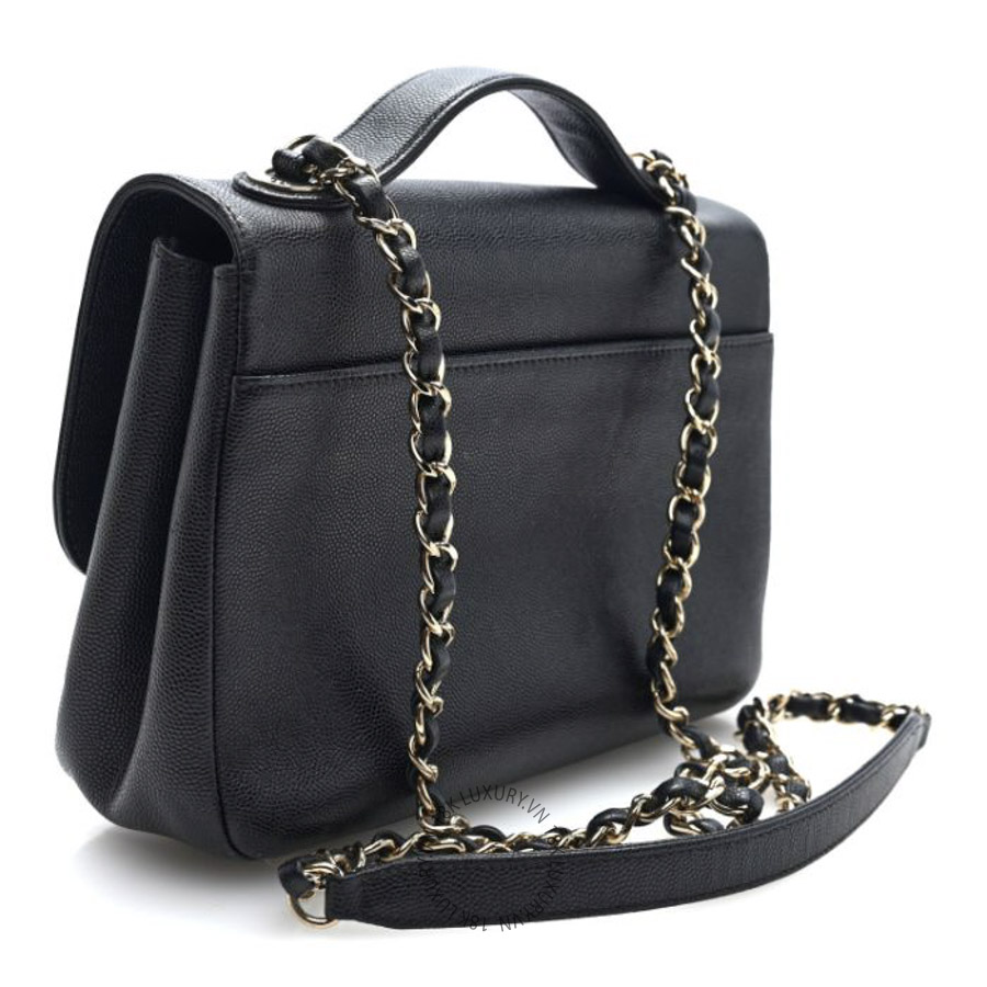Túi Xách Đeo Chéo Chanel Caviar Quilted Medium Business Affinity Flap Black CDBC547