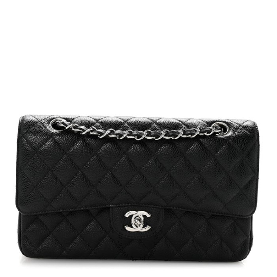 Túi Xách Đeo Chéo Chanel Caviar Quilted Medium Double Flap Black CDBC216