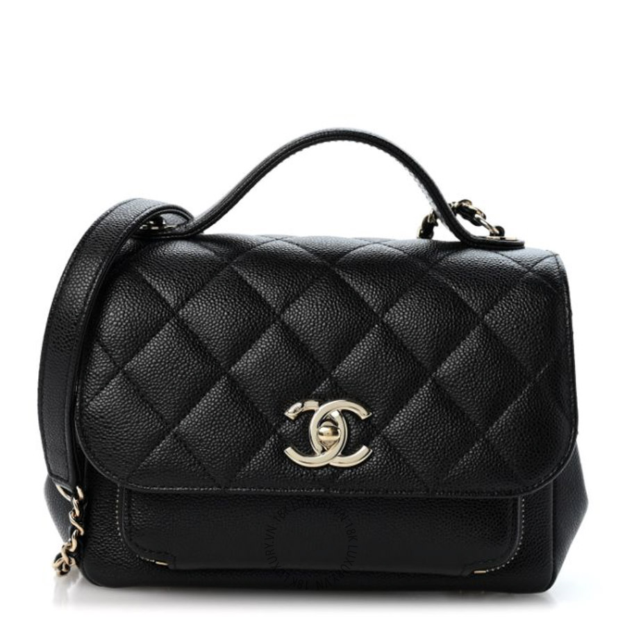 Túi Xách Đeo Chéo Chanel Caviar Quilted Small Business Affinity Flap Black CDBC353