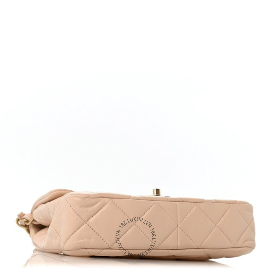 Túi Xách Đeo Chéo Chanel Lambskin Quilted Medium Fancy Jewel Flap Pink CDBC254 16 Túi Xách Đeo Chéo Chanel Lambskin Quilted Medium Fancy Jewel Flap Pink CDBC254