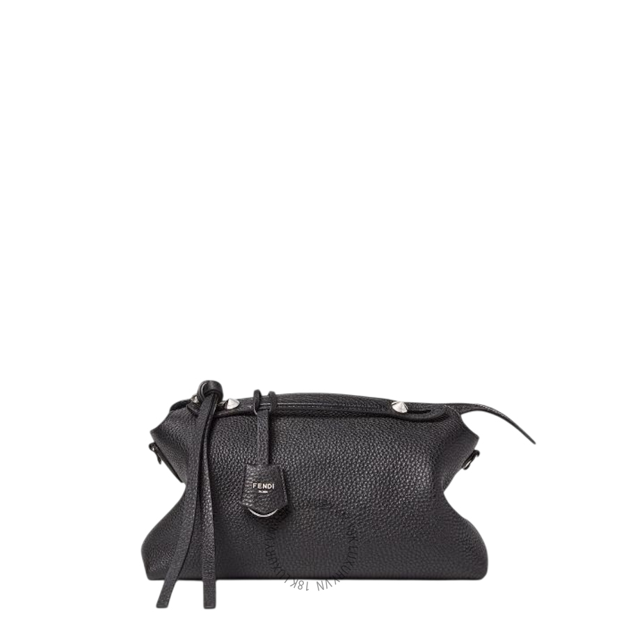 Túi Xách Đeo Chéo Fendi By The Way Soft Medium Black Cuoio Romano leather bag 8BL155B1J5F0QA1 FND121