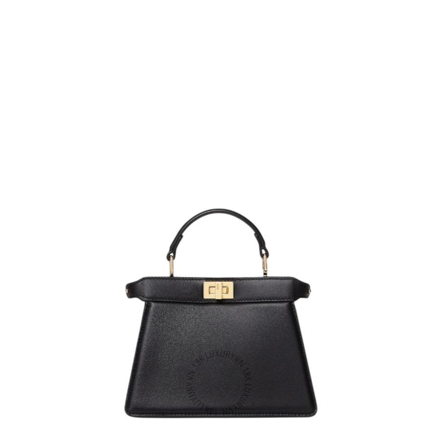 Túi Xách Đeo Chéo Fendi Peekaboo ISeeU Petite Black padded nappa leather bag 8BN335ABVEF0KUR FND104