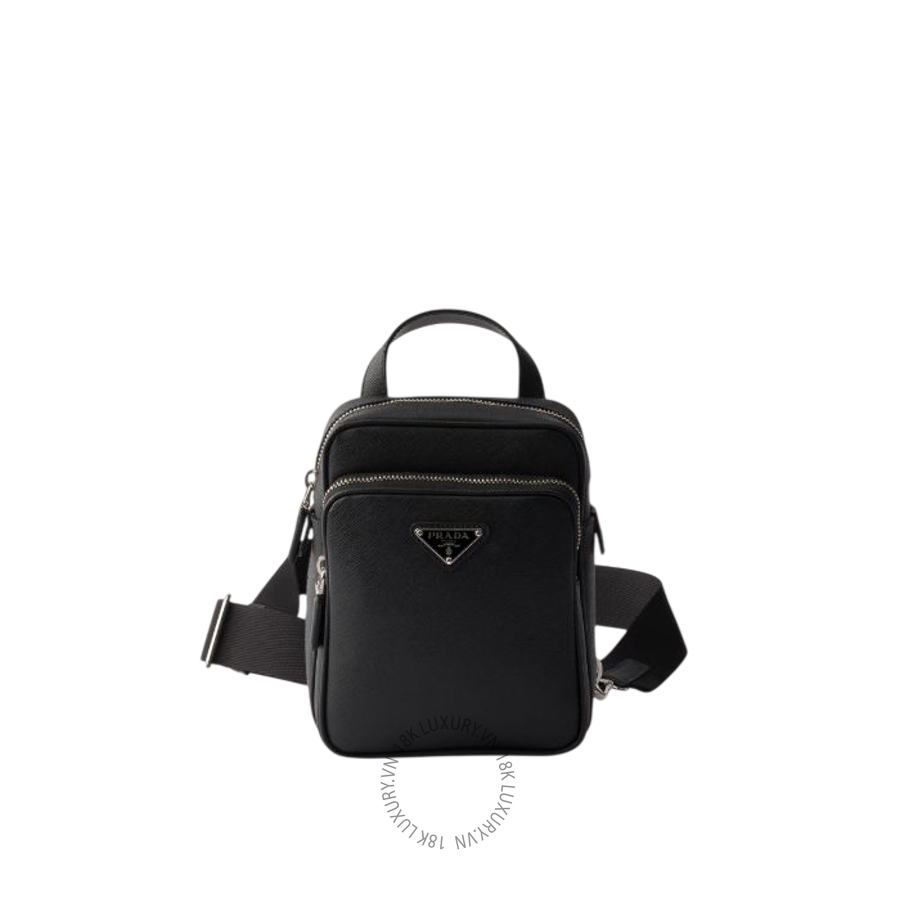 Túi xách đeo chéo mini Prada Saffiano leather mini one-shoulder backpack 2VZ124_9Z2_F0002_V_OOO NTPR265