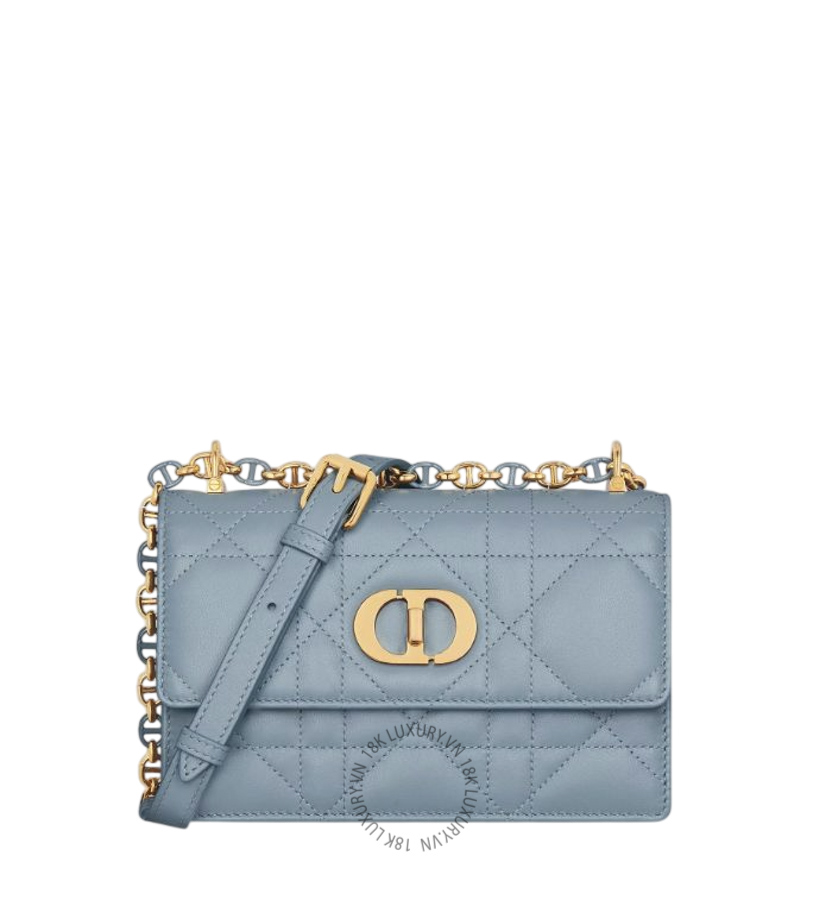 Túi Xách Đeo Chéo Miss Caro Mini Bag Cloud Blue Macrocannage Lambskin S5169UDAX_M81B RMTM141