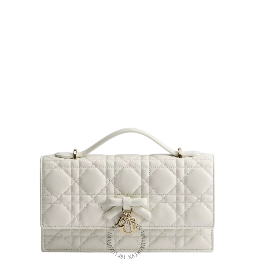 Túi Xách Đeo Chéo My Dior Mini Bag Latte Cannage Lambskin S0984OUQA_M030 RMTM008