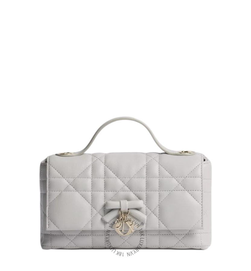 Túi Xách Đeo Chéo My Tender Dior Top Handle Mini Bag Fraise Macrocannage Lambskin S0987OGYD_M68G RMTM056