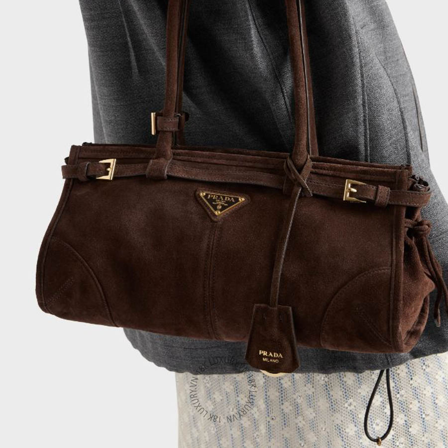 Túi xách đeo chéo Prada Bonnie medium suede bag 1BA426_2C4S_F0003_V_MOM NTPR044