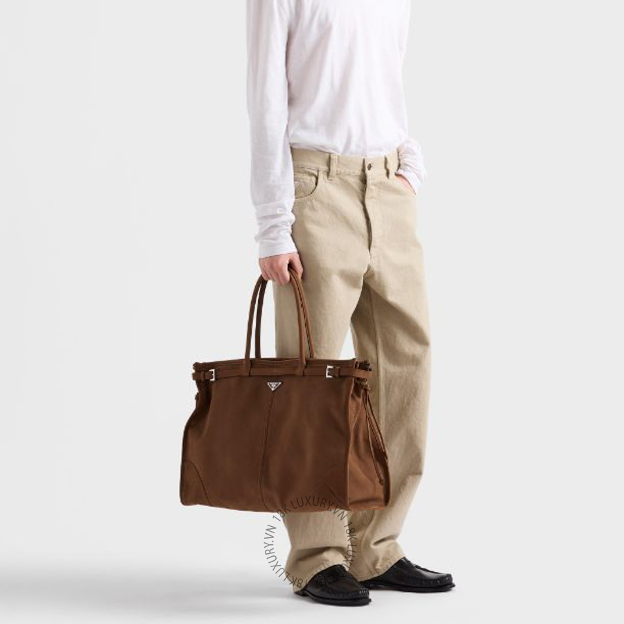 Túi xách đeo chéo Prada Bonnie nubuck leather tote 2VG128_2GB8_F0324_V_OOO NTPR331