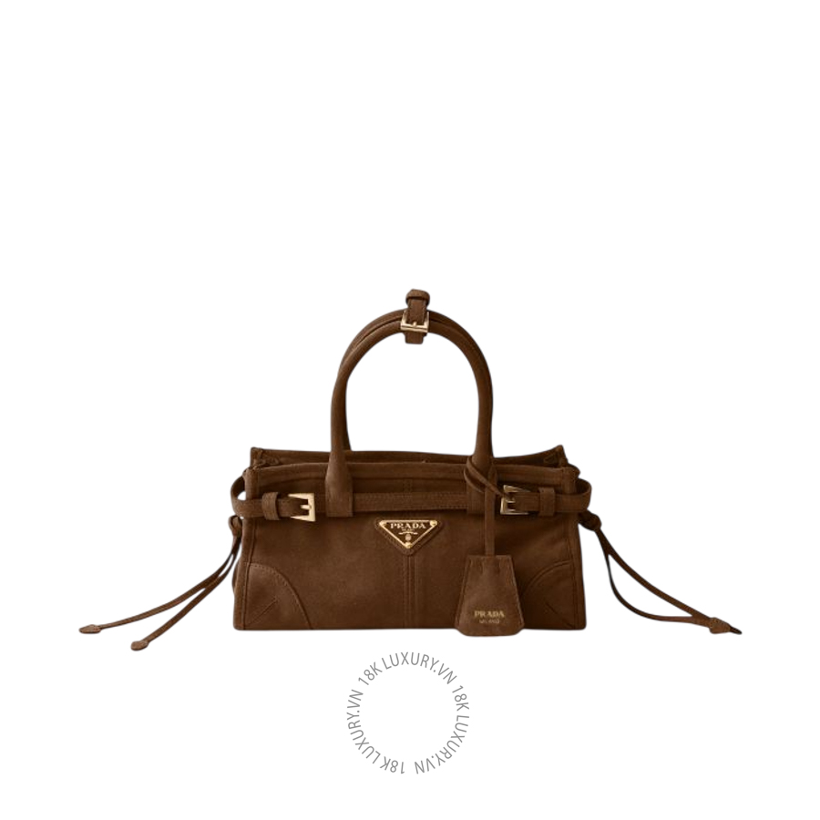 Túi xách đeo chéo Prada Bonnie suede mini handbag 1BA486_2C4S_F0324_V_OOM NTPR135