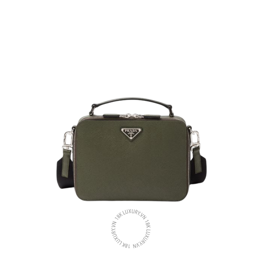 Túi xách đeo chéo Prada Brique medium Saffiano leather 2VH069_9Z2_F0466_V_YMI NTPR294
