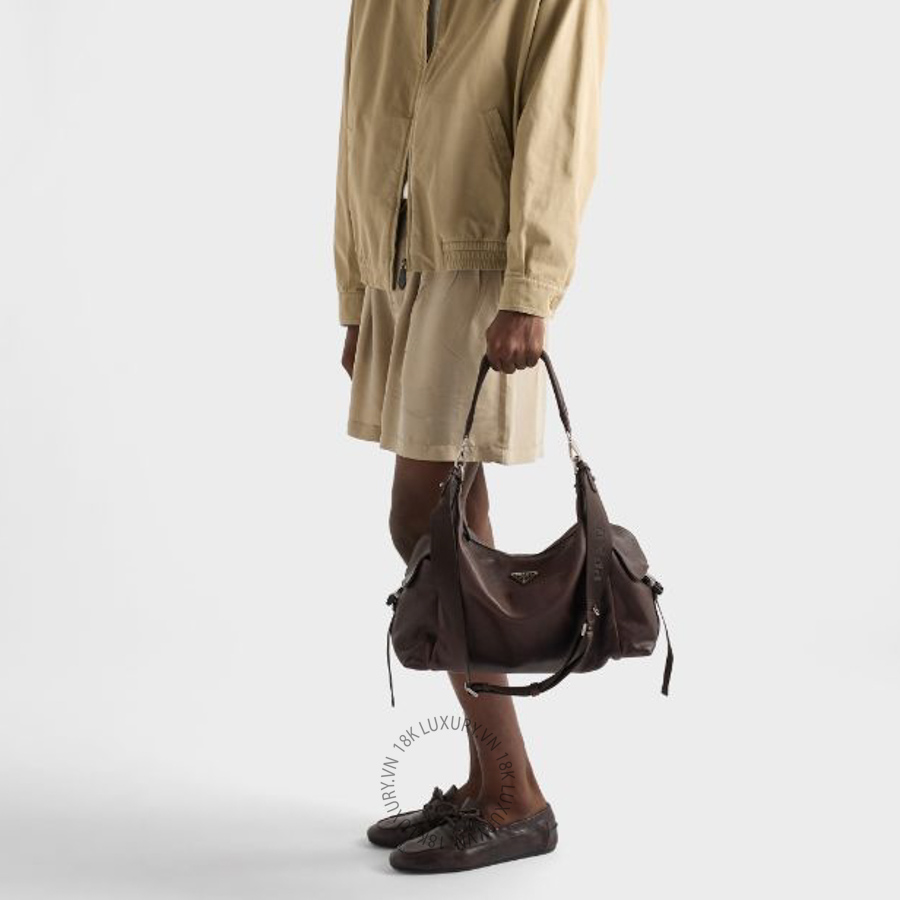 Túi xách đeo chéo Prada Explore leather shoulder 2VH204_2HE8_F0201_V_OOO NTPR329