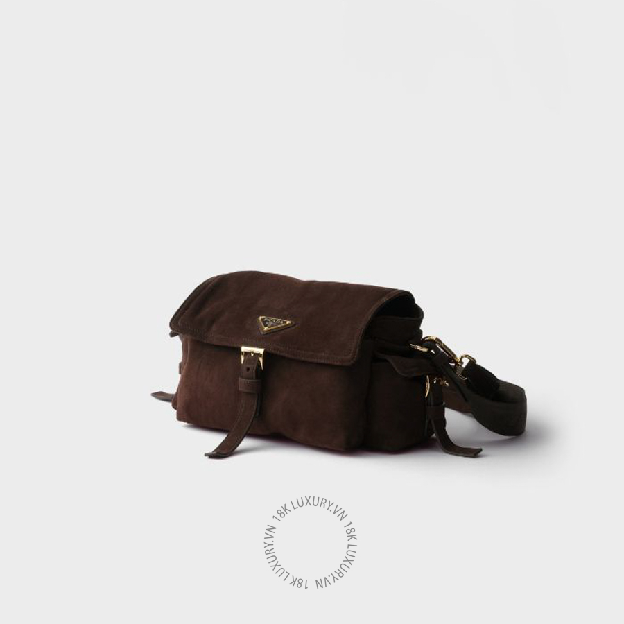 Túi xách đeo chéo Prada Explore medium suede shoulder bag with flap 1BD394_008_F0003_V_NOO NTPR095