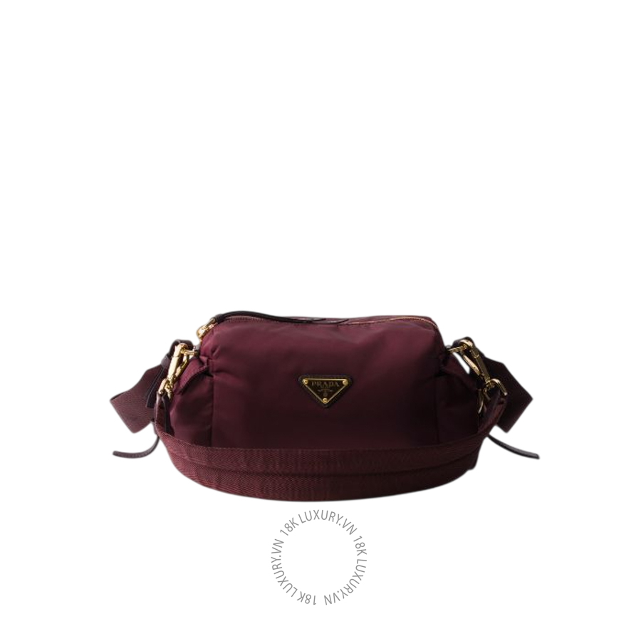 Túi xách đeo chéo Prada Explore small Re-Nylon and leather shoulder bag 1BH232_RDLN_F0007_V_NOO NTPR085