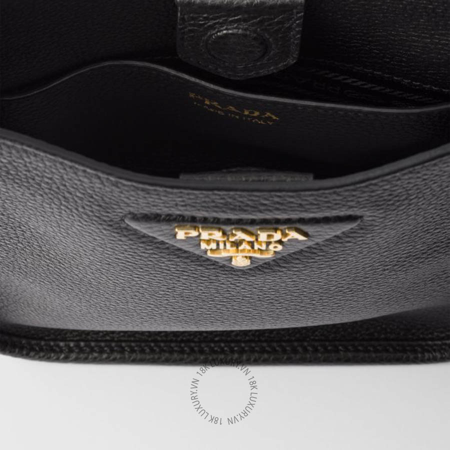 Túi xách đeo chéo Prada Mini leather shoulder bag 1BH191_2DKV_F0632_V_7NO NTPR178 13 Túi xách đeo chéo Prada Mini leather shoulder bag 1BH191_2DKV_F0632_V_7NO NTPR178