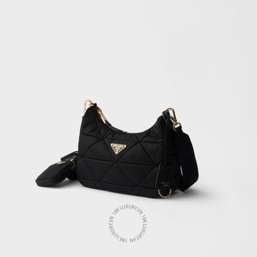 Túi xách đeo chéo Prada Quilted Re-Nylon shoulder bag 1BC151_RDJN_F0632_V_D9T NTPR138