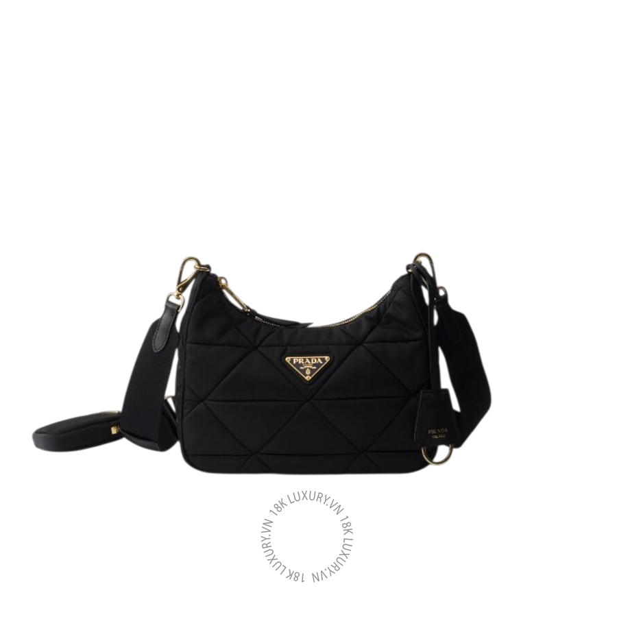 Túi xách đeo chéo Prada Quilted Re-Nylon shoulder bag 1BC151_RDJN_F0632_V_D9T NTPR138
